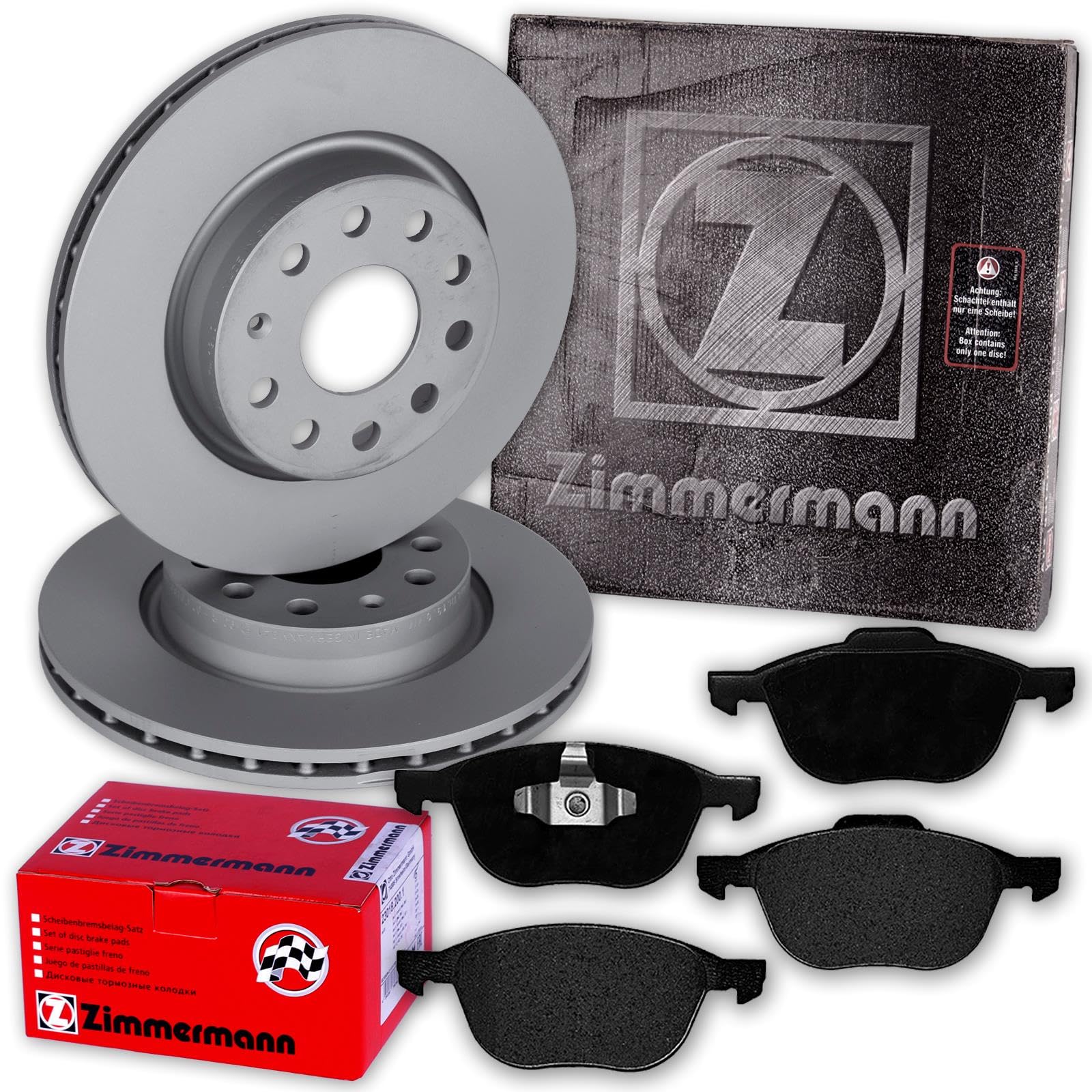 ZIMMERMANN Bremsscheiben 278mm + Beläge vorne für 3 BK BL 5 CR19 CW von Generic