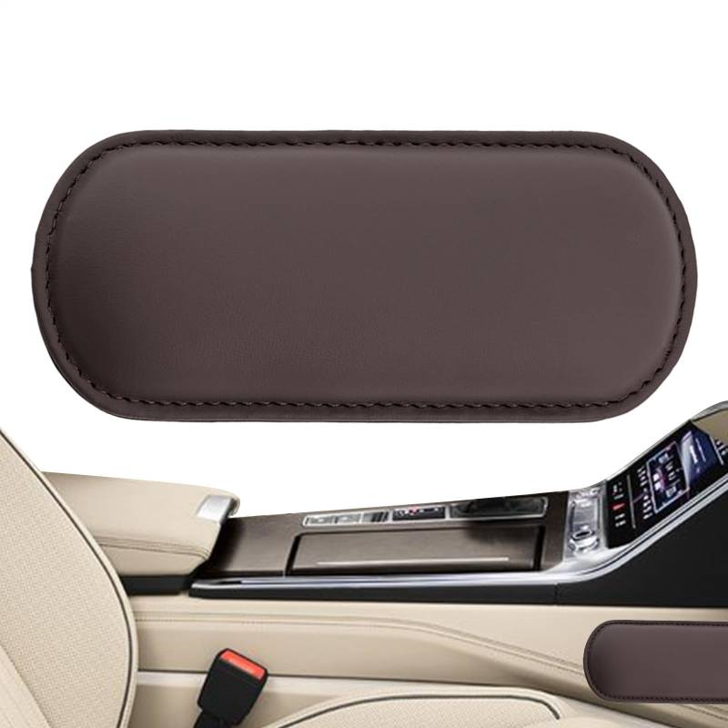 Zentralkonsulabdeckung - 8 Cm Auto Armeepolster | Kissen Für Zentrale Lederarmlehne In Leder Mit Erinnerungsschaum | Universelle Unterstützung Für Den Ellbogen Mit Kleberinstallation von Generic
