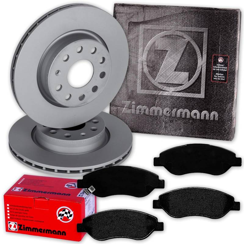Zimmermann Bremsscheiben 278mm+Beläge vorne passend für Corsa D 1.4-7 CDTI von Generic