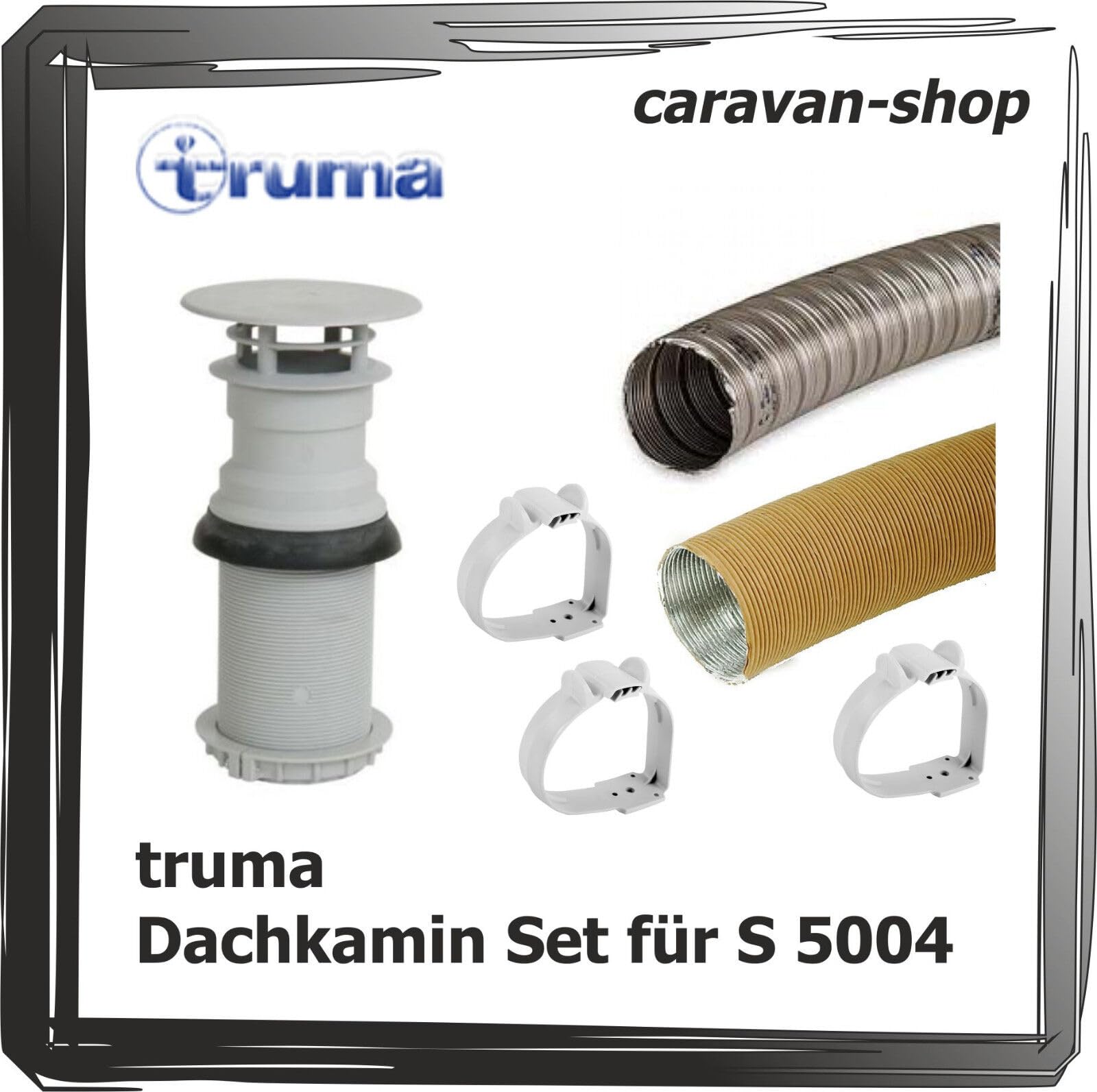 truma Dachkamin Set für Heizung S 5004, S 5002 Wohnwagen Wohnmobil Caravan von Generic