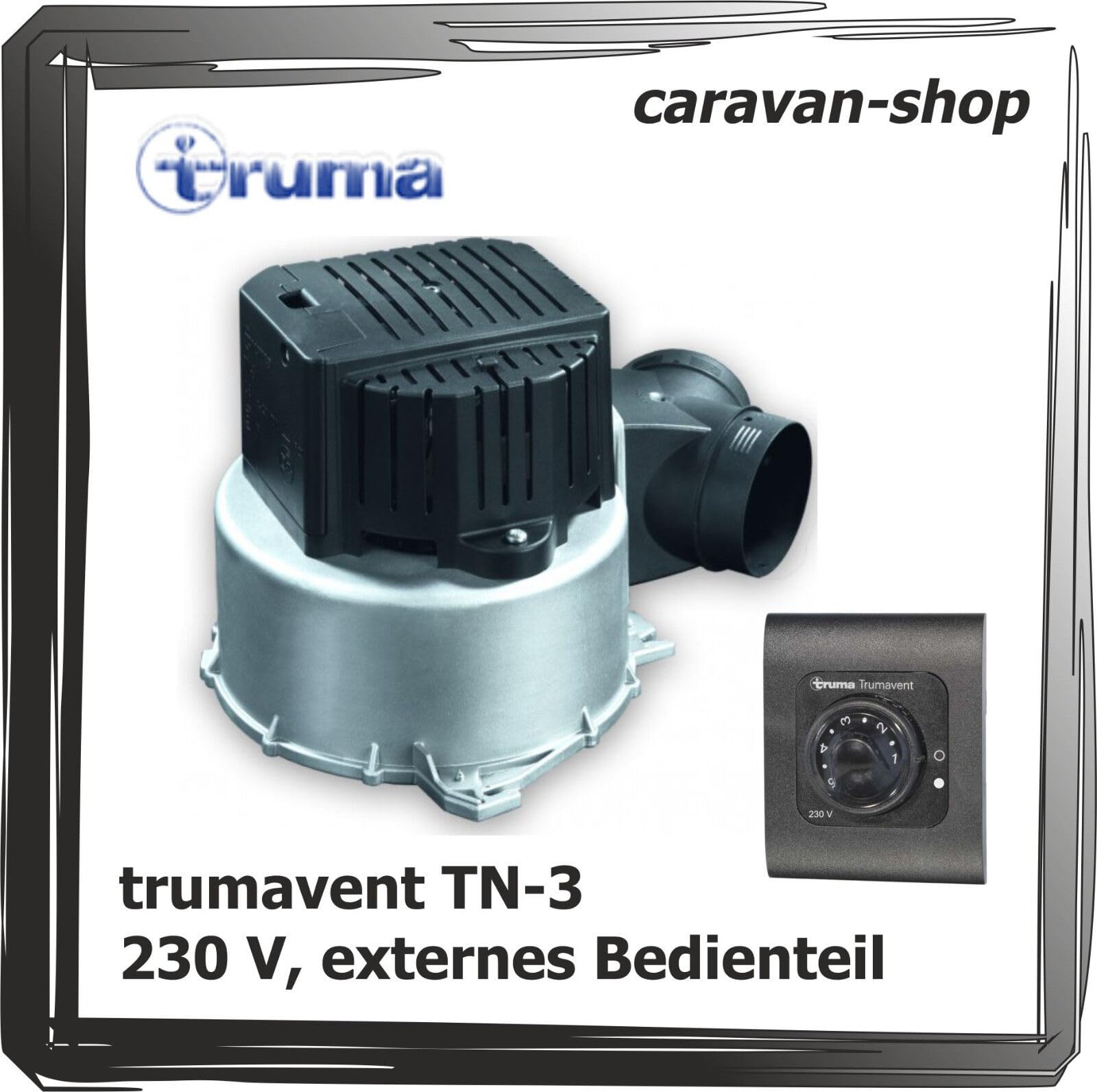 truma trumavent Gebläse TN-3 230 V für Warmluftverteilung Heizung S 3004, 5004 von Generic