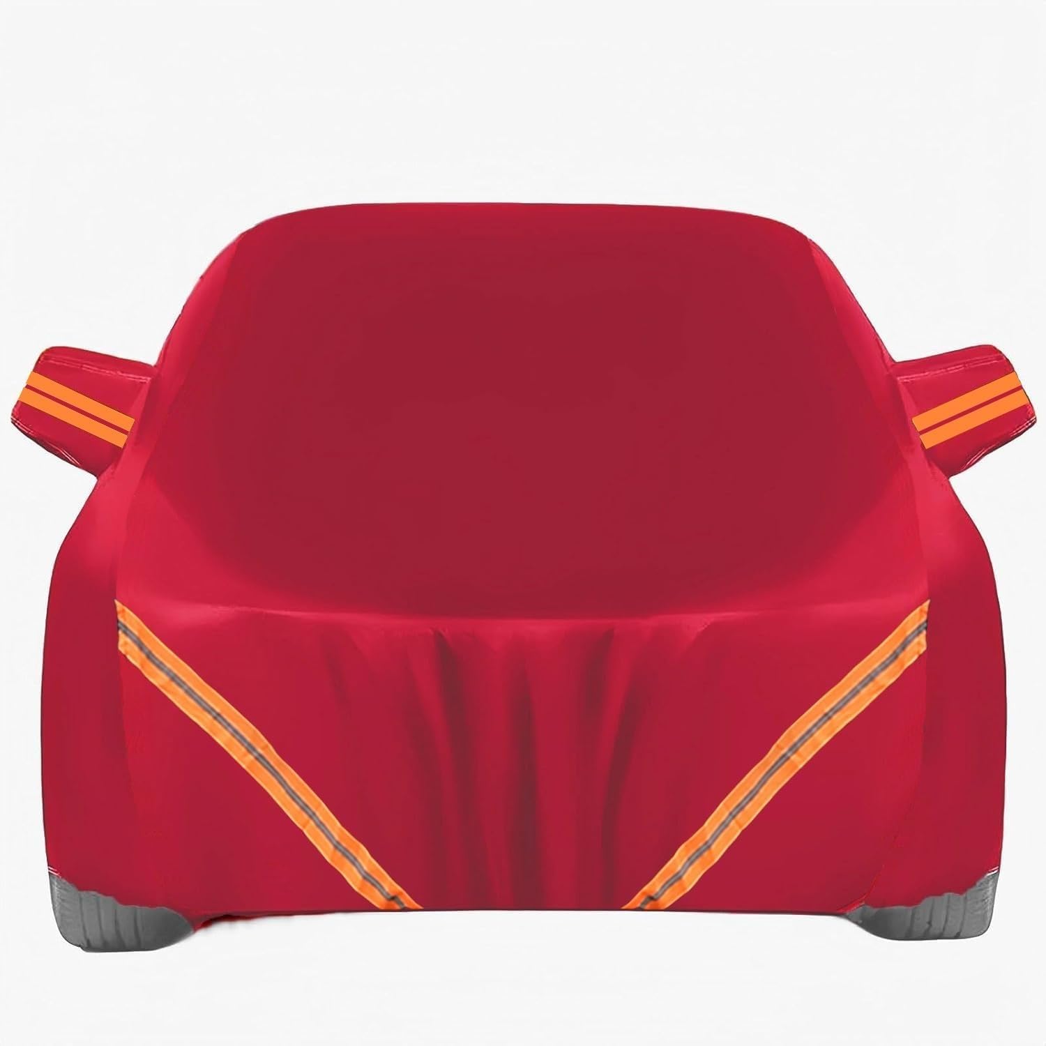 wasserdichte Autoabdeckung Kompatibel Mit Rolls-Royce Dawn 2016-2024| Atmungsaktive Anti-UV-Plane Mit Sonnen- Und Regenschutz(Red) von Generic