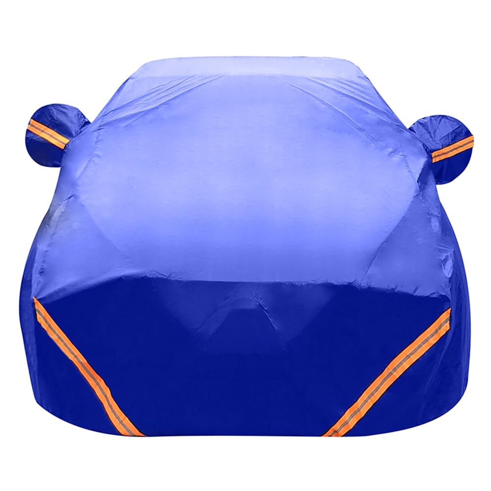 wasserdichte Autoabdeckung Kompatibel Mit Volkswagen Passat Variant (B9)| Atmungsaktive Anti-UV-Plane Mit Sonnen- Und Regenschutz(Blue) von Generic