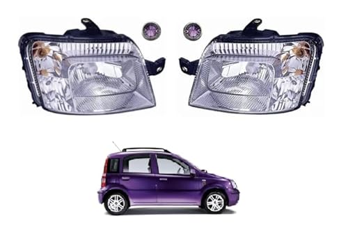 AV RICAMBI Scheinwerfer für Fiat Panda 2010-2012, Lila, Halogen, Kunststoff, Front, Elektrische Einstellung, Auto, Generico, Scheinwerfer, 36440+36450 AV RICAMBI Scheinwerfer für Fiat Panda 2010-2012, Lila, Halogen, Kunststoff, Front, Elektrische Einstellung, Auto, Generico, Scheinwerfer, 36440+36450 von Generico