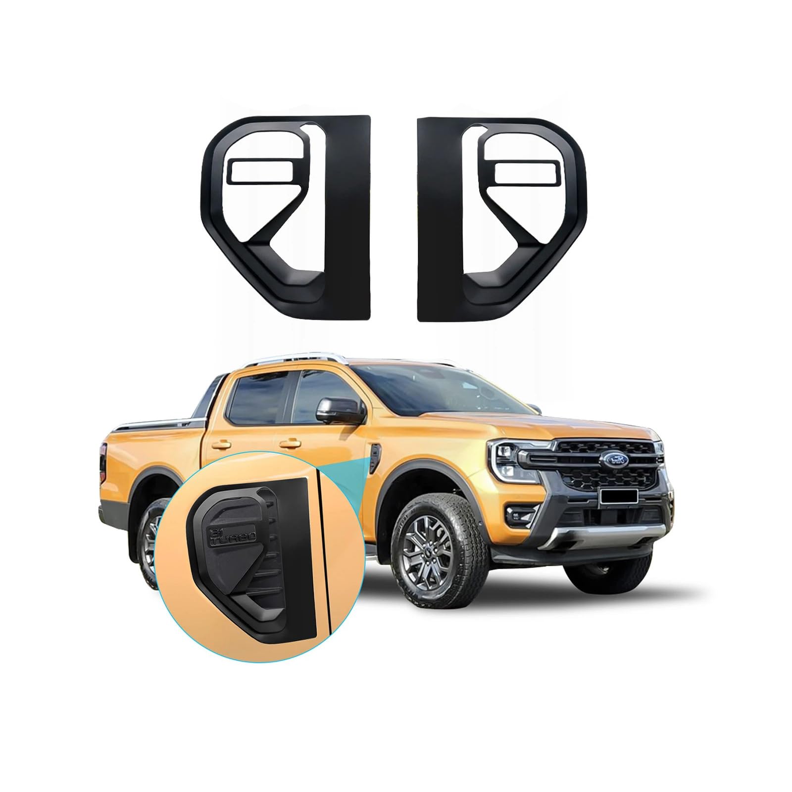 Abdeckung Lüftungsschlitze für Ford Ranger T9 2023 Abdeckung Lüftungsschlitze für Ford Ranger T9 2023 von Generico