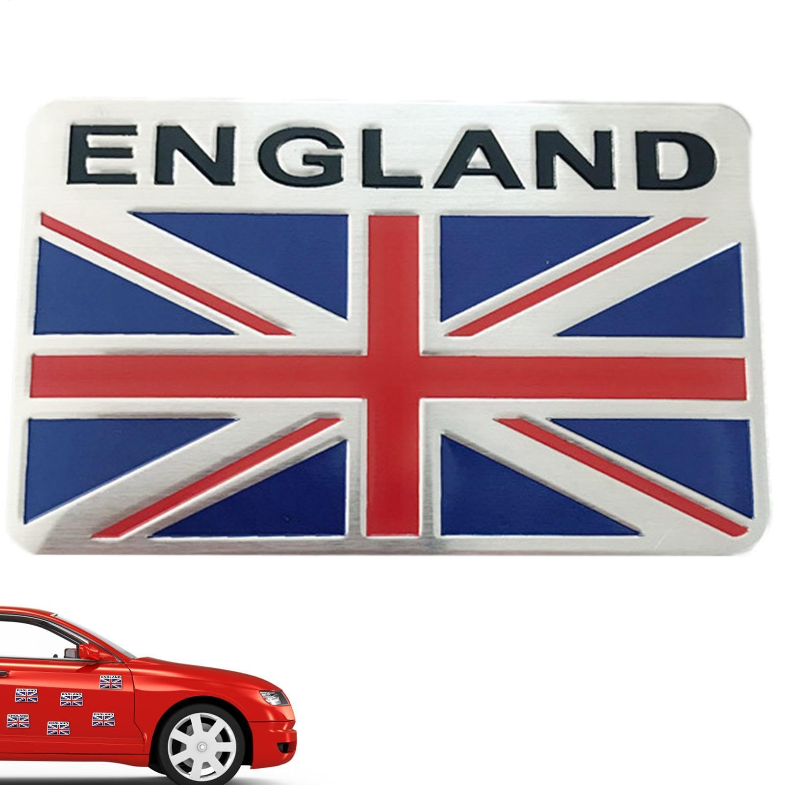 Aufkleber mit britischem Union Jack Emblem – Auto-Emblem mit Union Jack Flagge | Emblem aus Legierung der Flagge von England Großbritannien, Autoemblem der Königin Isa Aufkleber mit britischem Union Jack Emblem – Auto-Emblem mit Union Jack Flagge | Emblem aus Legierung der Flagge von England Großbritannien, Autoemblem der Königin Isa von Genérico