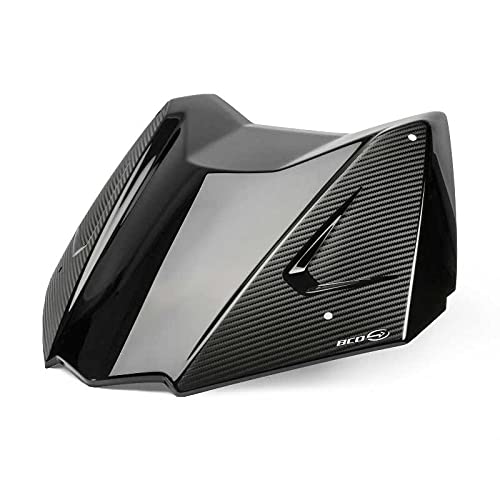 BCD Design Bubble Windschild niedrig Sport kompatibel mit Yamaha TMAX 560/530 ab 2017 Modell XT Carbon schwarz glänzend von Generico