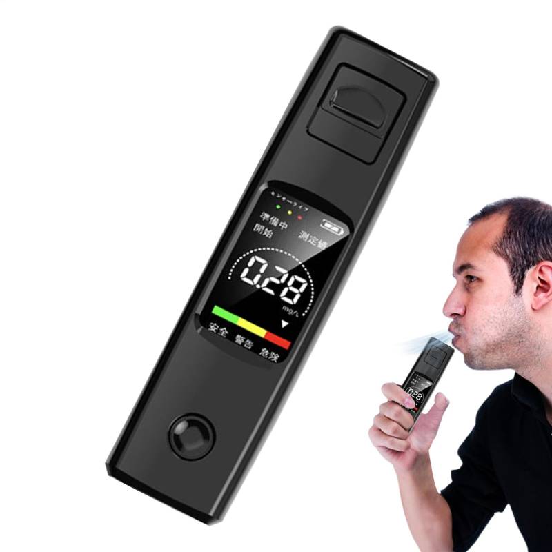 Digitaler Alkoholtester, Mini-Alkoholtester, hohe Präzision, tragbar, kompakt, ideal zum Fahren unter den Auswirkungen von Alkohol von Genérico