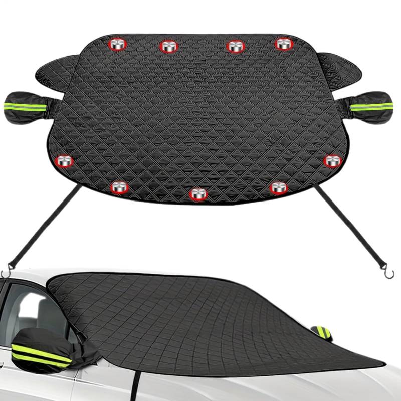 Frostschutz-Windschutzscheibenabdeckung: Windschutzscheibenabdeckungen, Sunshade Block Ice Sunshades Protector | Winds Winters Winters von Wanters extra groß hält von Genérico