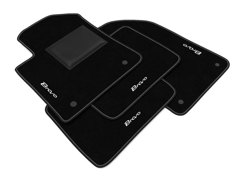 Fußmatten kompatibel mit FIAT Bravo 2007-2014, maßgeschneidertes Automatten-Set, Teppich Set, Autoteppich von Generico