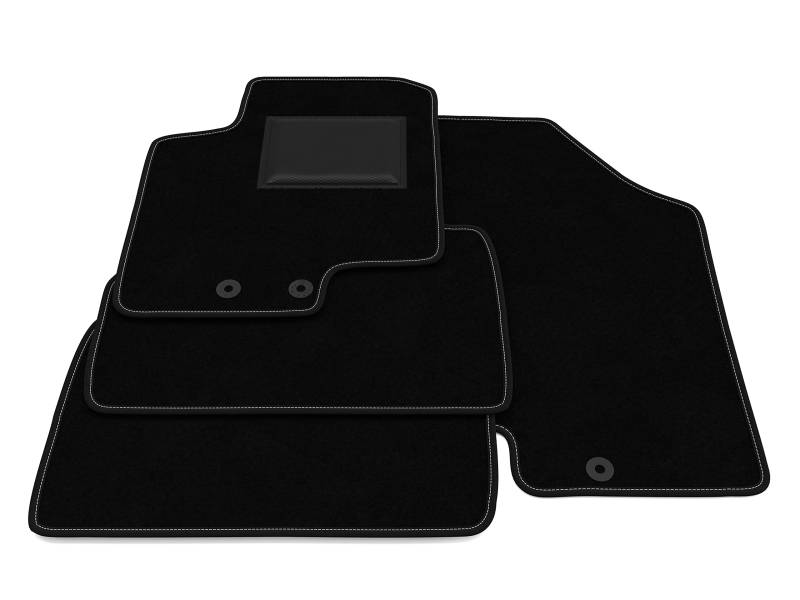Fußmatten kompatibel mit Kia Venga 2009-2024 No Decor, maßgeschneidertes Auto-Fußmatten-Set, Teppich-Fußmatten-Set, Autoteppiche von Generico