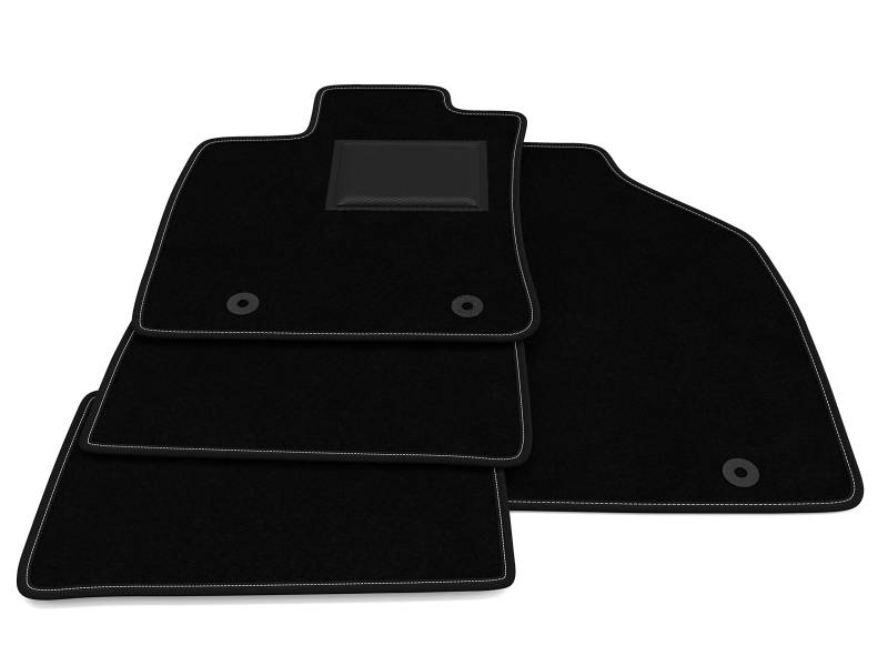 Fußmatten kompatibel mit Lexus CT 2011-2022 ohne Dekor, maßgeschneiderte Automatten Set, Teppich Set, Autoteppich von Generico