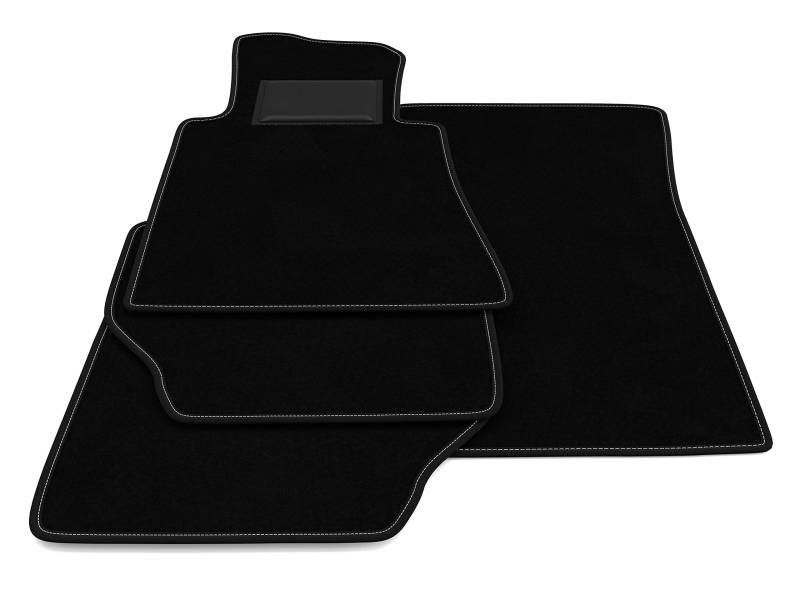 Fußmatten kompatibel mit Mercedes W123 1975-1986 ohne Dekoration, personalisierbares Fußmatten-Set, Teppich-Set, Autoteppich von Generico