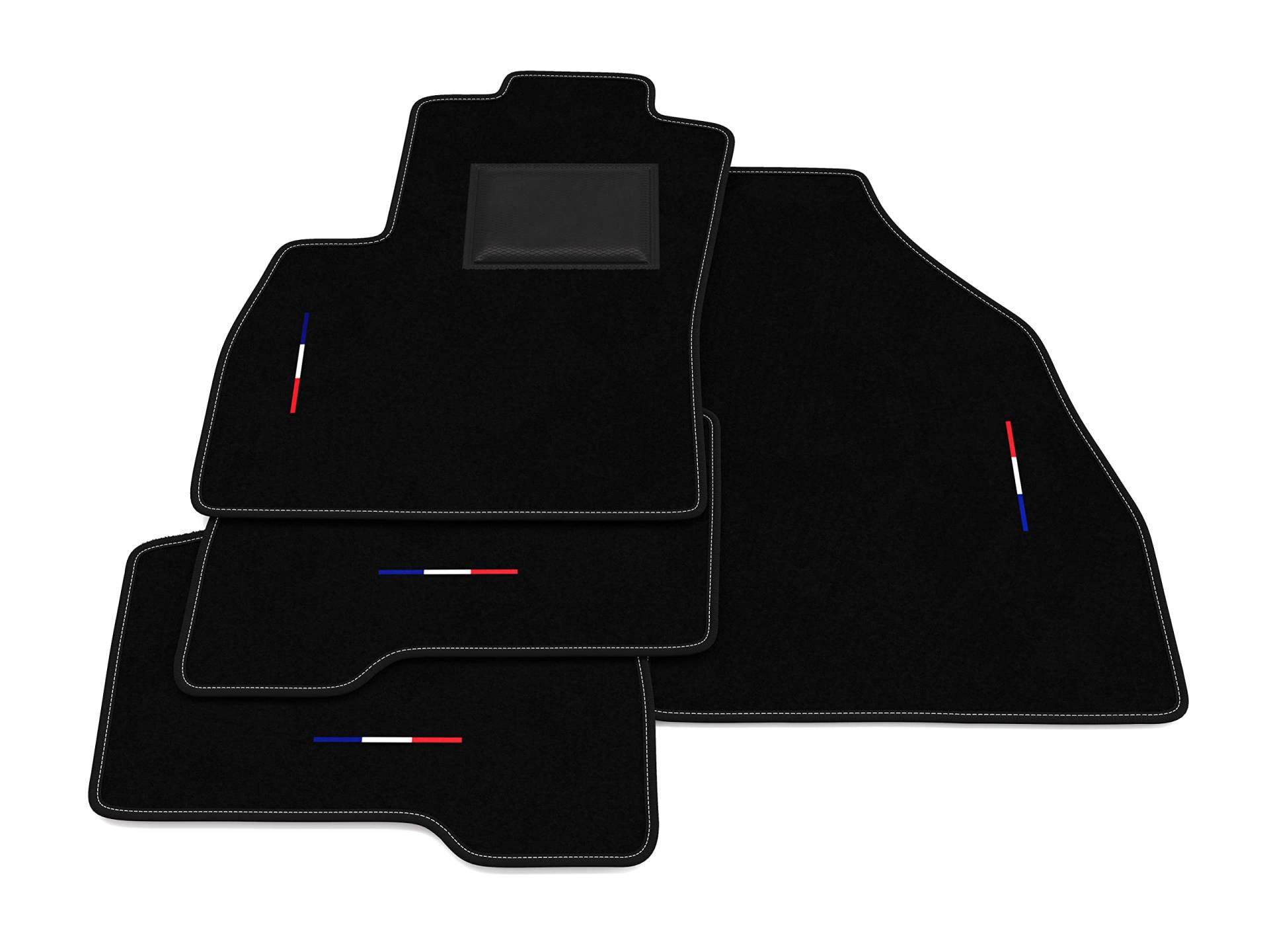 Fußmatten kompatibel mit Peugeot Bipper 2008-2015, Stickerei Flagge Kit Automatten Set Personalisierte Fußmatten Teppichmatten Set Autoteppich Fußmatten kompatibel mit Peugeot Bipper 2008-2015, Stickerei Flagge Kit Automatten Set Personalisierte Fußmatten Teppichmatten Set Autoteppich von Generico