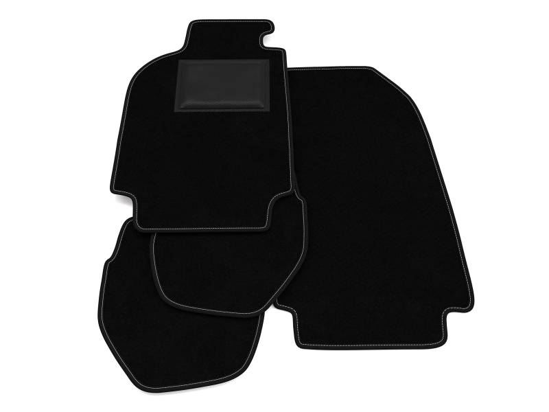 Fußmatten kompatibel mit Porsche 911 993 - Targa 1993-1998 ohne Dekoration, personalisierbares Fußmatten-Set, Teppich-Set, Autoteppich von Generico