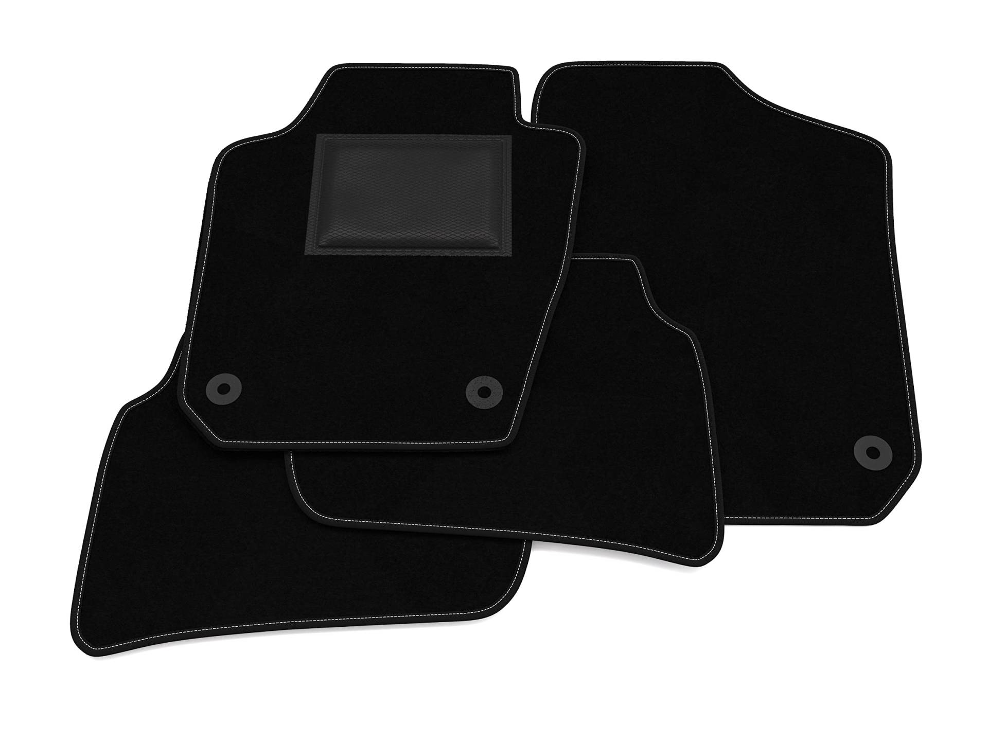 Fußmatten kompatibel mit Seat Ibiza 2017-2022 ohne Dekoration, personalisiertes Automatten-Set, Teppich-Set, Autoteppich von Generico