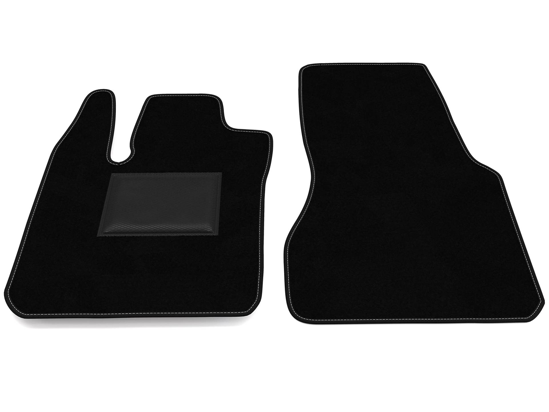 Fußmatten kompatibel mit Smart Fortwo W453 - EQ 2020-2022 No Dekoration, personalisiertes Auto-Fußmatten-Set, Teppich-Fußmatten-Set von Generico