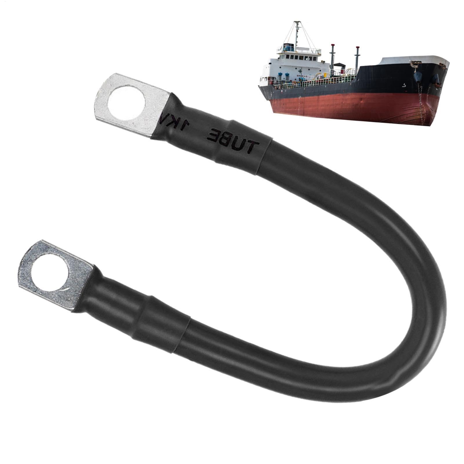 Genérico Kabel für Marine-Batterien, Batteriekabel 2 AWG, Batteriekabel mit Klemmen, Batteriekabel für negative oder negative Energie, Wohnmobil, Motorrad, Solarenergie, Auto, Boot, Wechselrichter Genérico Kabel für Marine-Batterien, Batteriekabel 2 AWG, Batteriekabel mit Klemmen, Batteriekabel für negative oder negative Energie, Wohnmobil, Motorrad, Solarenergie, Auto, Boot, Wechselrichter von Genérico