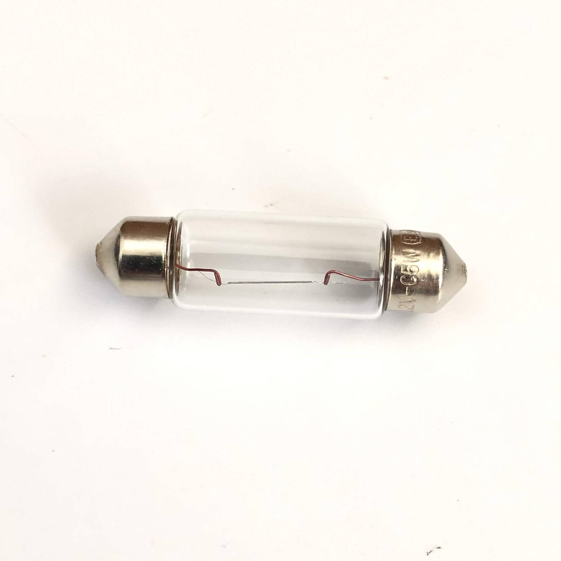 Glühbirne mit Stecker, 12 V, 5 W, 10,5 x 38 mm, verschiedene Anwendungen für Roller, Motorrad etc. von Generico