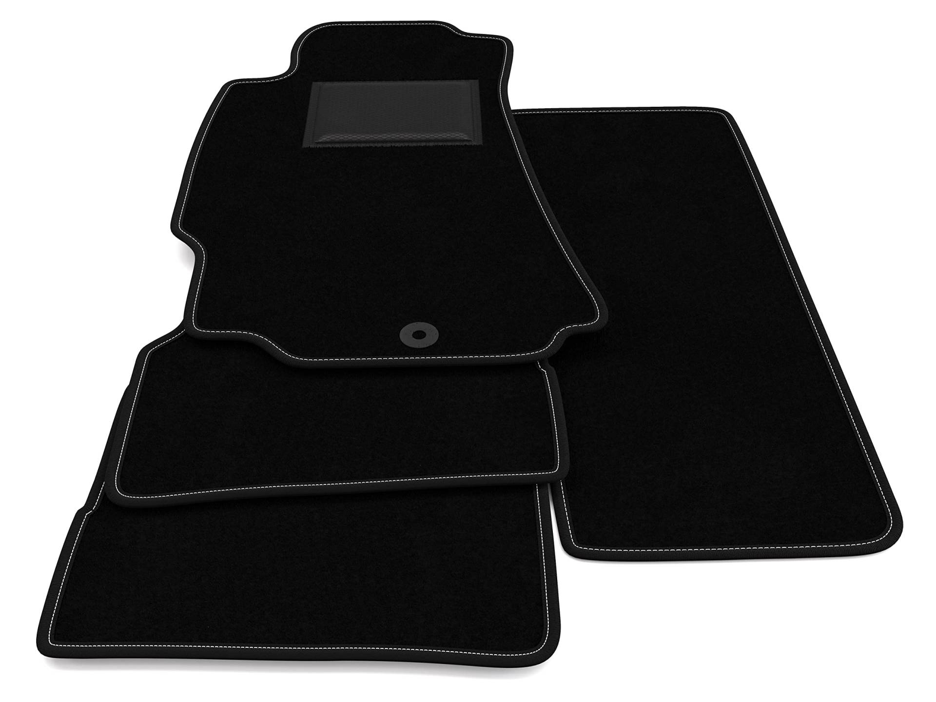 Fußmatten kompatibel mit Mazda RX-8 2003-2012 ohne Dekor, maßgeschneiderte Automatten Set, Teppich Set, Autoteppich von Generico