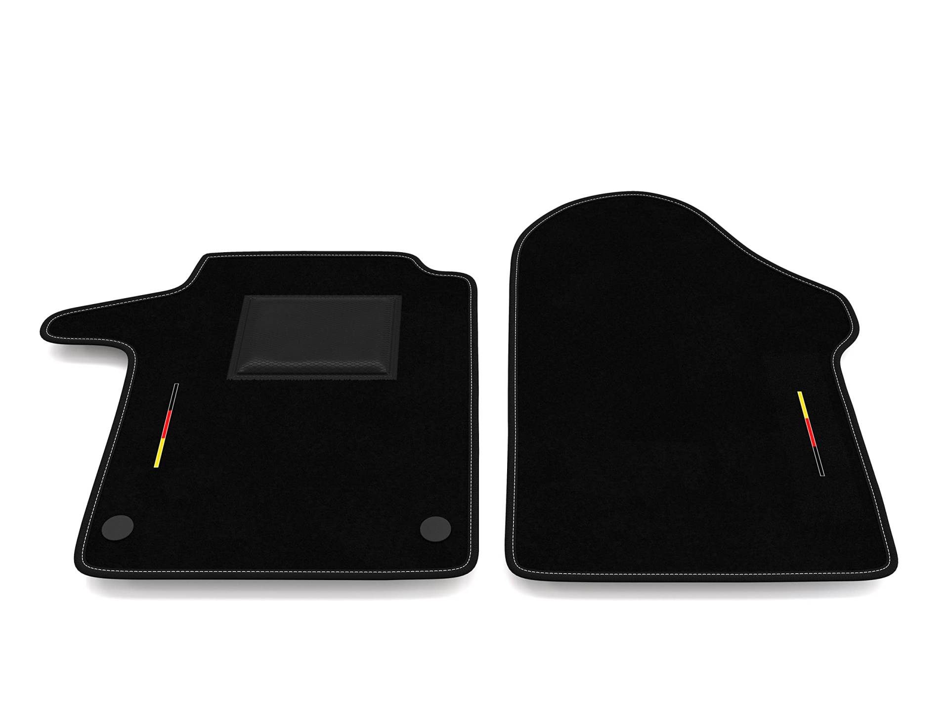 Fußmatten kompatibel mit Mercedes Vito 447 2014-2022, Stickerei Flagge Kit Automatten Set Personalisierte Fußmatten Teppich Autoteppich Set von Generico