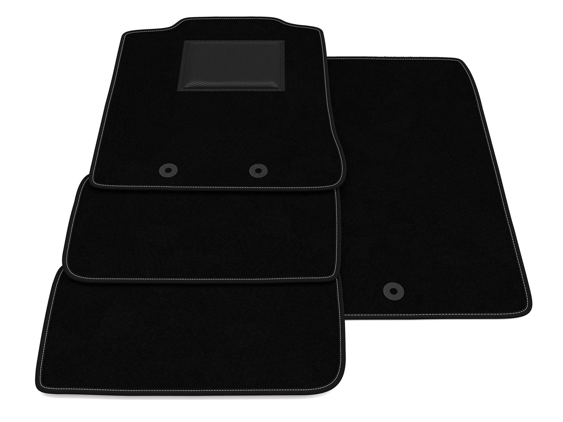 Fußmatten kompatibel mit Hyundai Genesis - Coupé 2010-2014 ohne Dekoration, personalisiertes Fußmatten-Set, Teppich-Set, Autoteppich von Generico