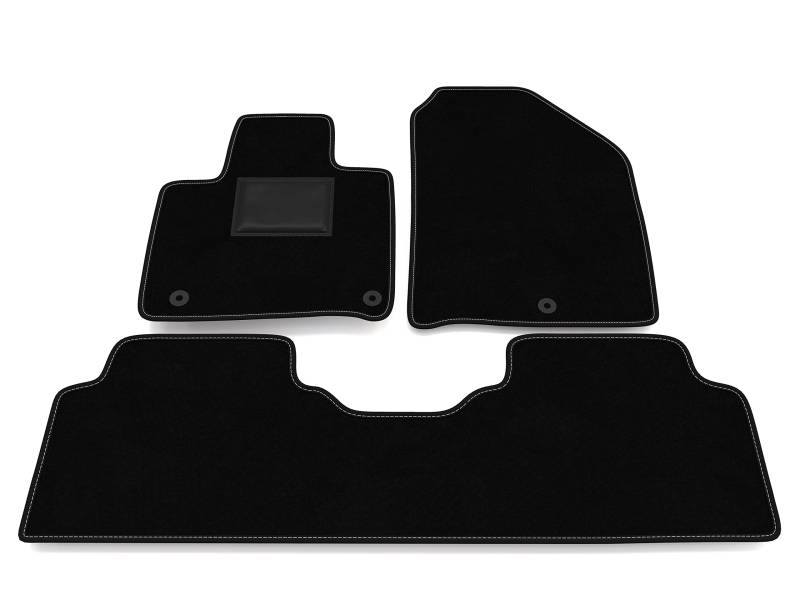 Fußmatten kompatibel mit Kia Sorento - 5-Sitzer 2015-2020 ohne Dekoration, personalisiertes Fußmatten-Set, Teppich-Set, Autoteppich von Generico