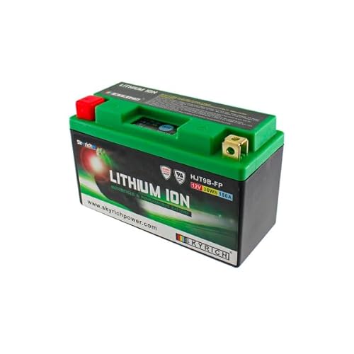 Motorradbatterie Skyrich Lithium HJT9B-FP - Maße: 15 x 7 x 10,5 cm für Yamaha Raptor 700, R, R SE 700 2006-2020 von Generico