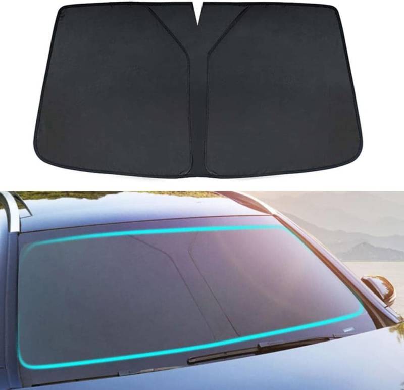 Passend für Volvo XC40 XC60 XC90 2005-2022, Sonnenschutz für Windschutzscheibe, faltbar, Autoinnenraum, Sonnenschutz von Genérico