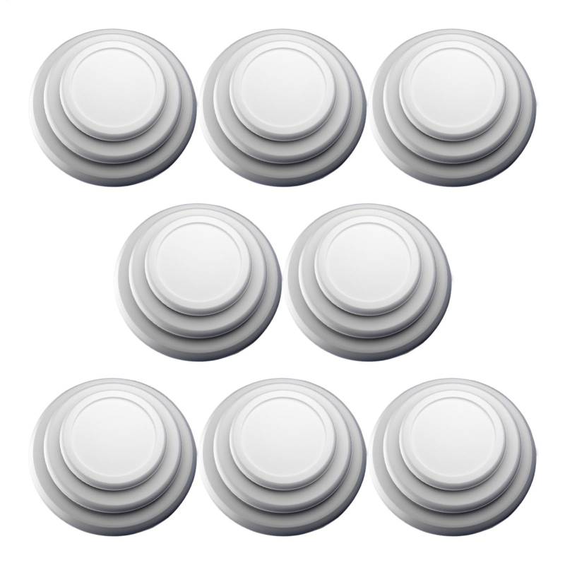 Pufferpads für Autotüren, Stoßdämpferkissen für Autotüren - 8 stoßdämpfende Aufkleber für Autotüren, schalldichte Aufkleber, PA Kissen von Genérico