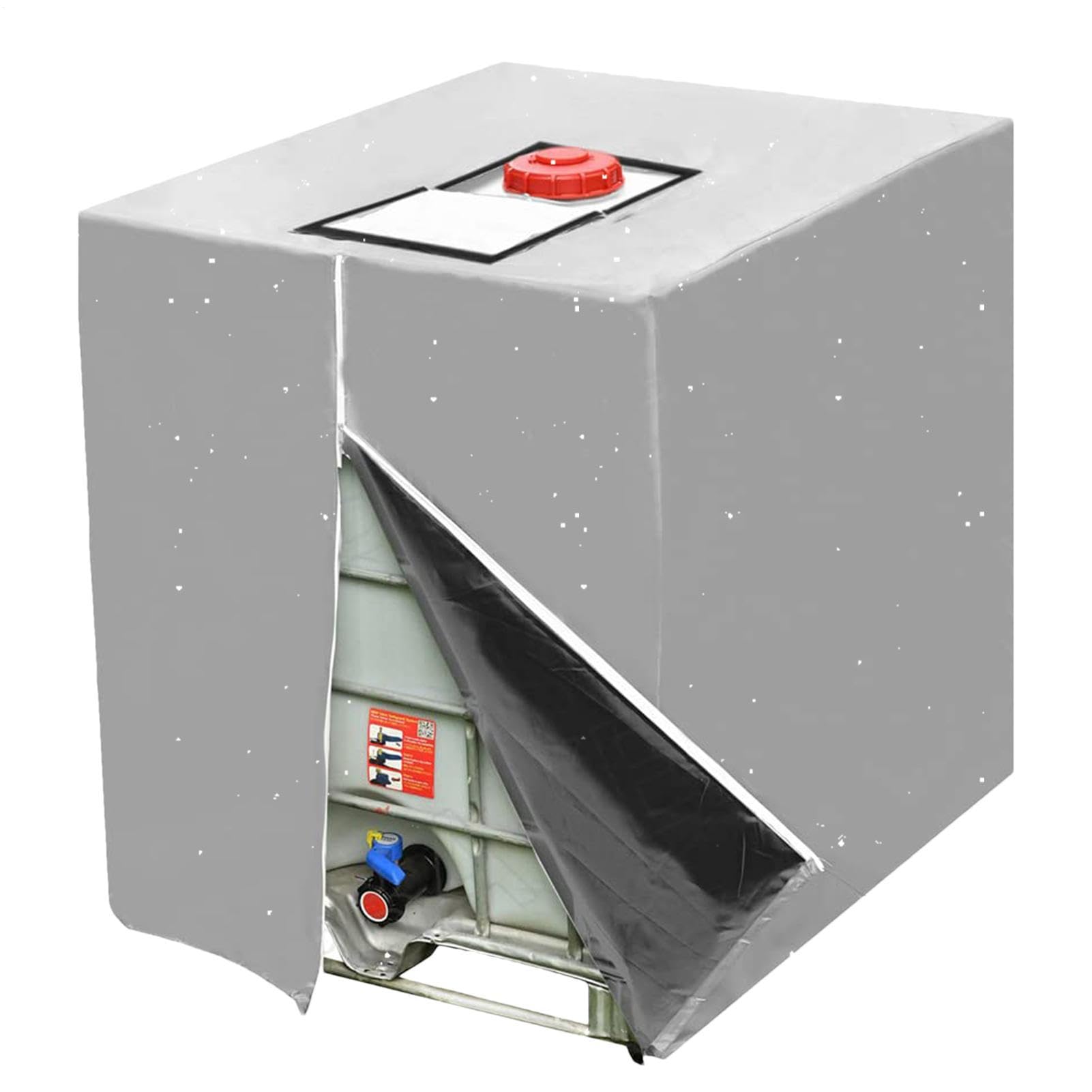 Regentonne Schutzhülle - Sonnenblende, 420D wasserdichter Schutz | 420D Wasserdichtes Material für 1000L Wassertank Wasserdicht Regentonne Schutzhülle - Sonnenblende, 420D wasserdichter Schutz | 420D Wasserdichtes Material für 1000L Wassertank Wasserdicht von Genérico