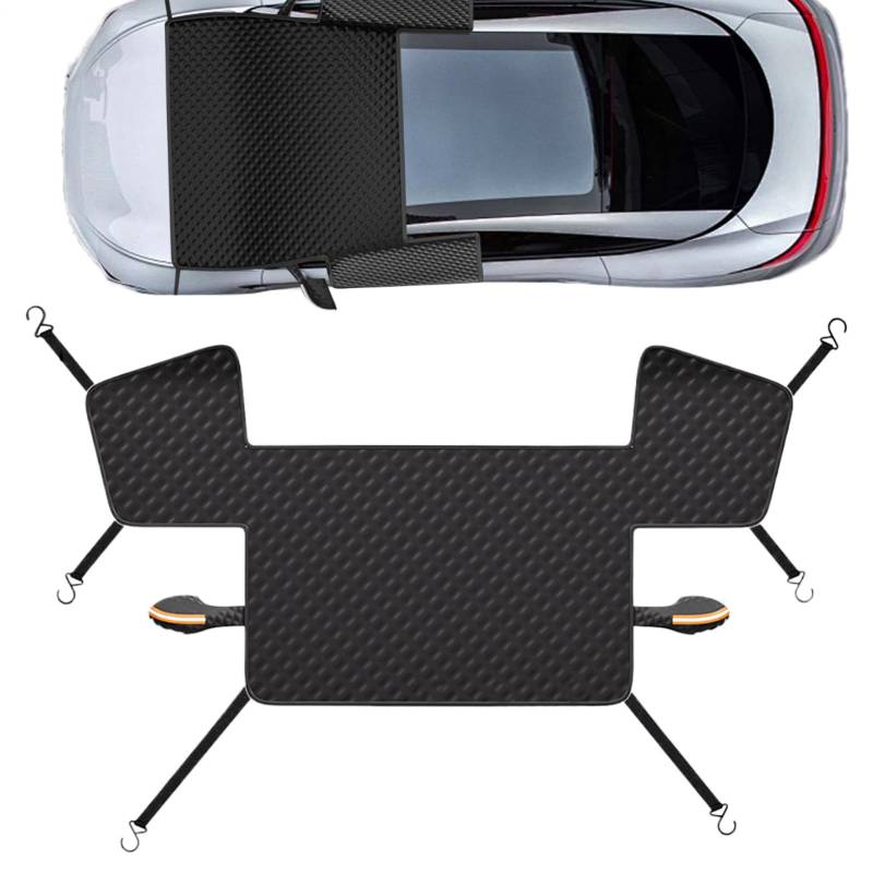 Windschutzscheibenabdeckung – Frost Car Frost, Windschutzscheibenabdeckung | Builning Frost Protector mit seitlichen Spiegelabdeckungen, Sonnenblende hält von Genérico