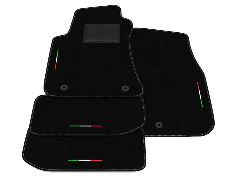 fußmatten kompatibel mit Dodge Challenger 2009 Deutschland Flagge Auto Fußmatten Set Individuelle Automatten Fußmatten Set Teppich Auto Teppich von Generico