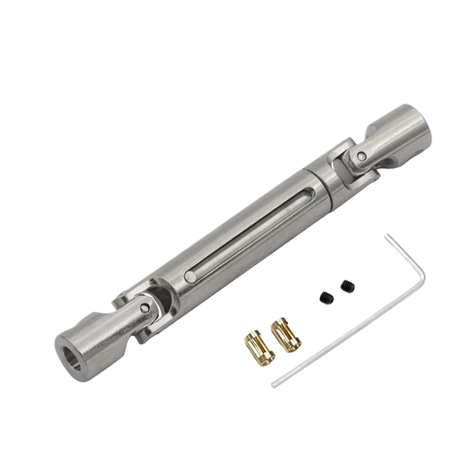 Antriebswellen aus Metall, robuste Antriebswelle | Präzisions-Ersatz der robusten Achse, Achsenersatzteile, gemeinsame Übertragung, 1/12 Metallantriebswellen aus Stahl von Générique