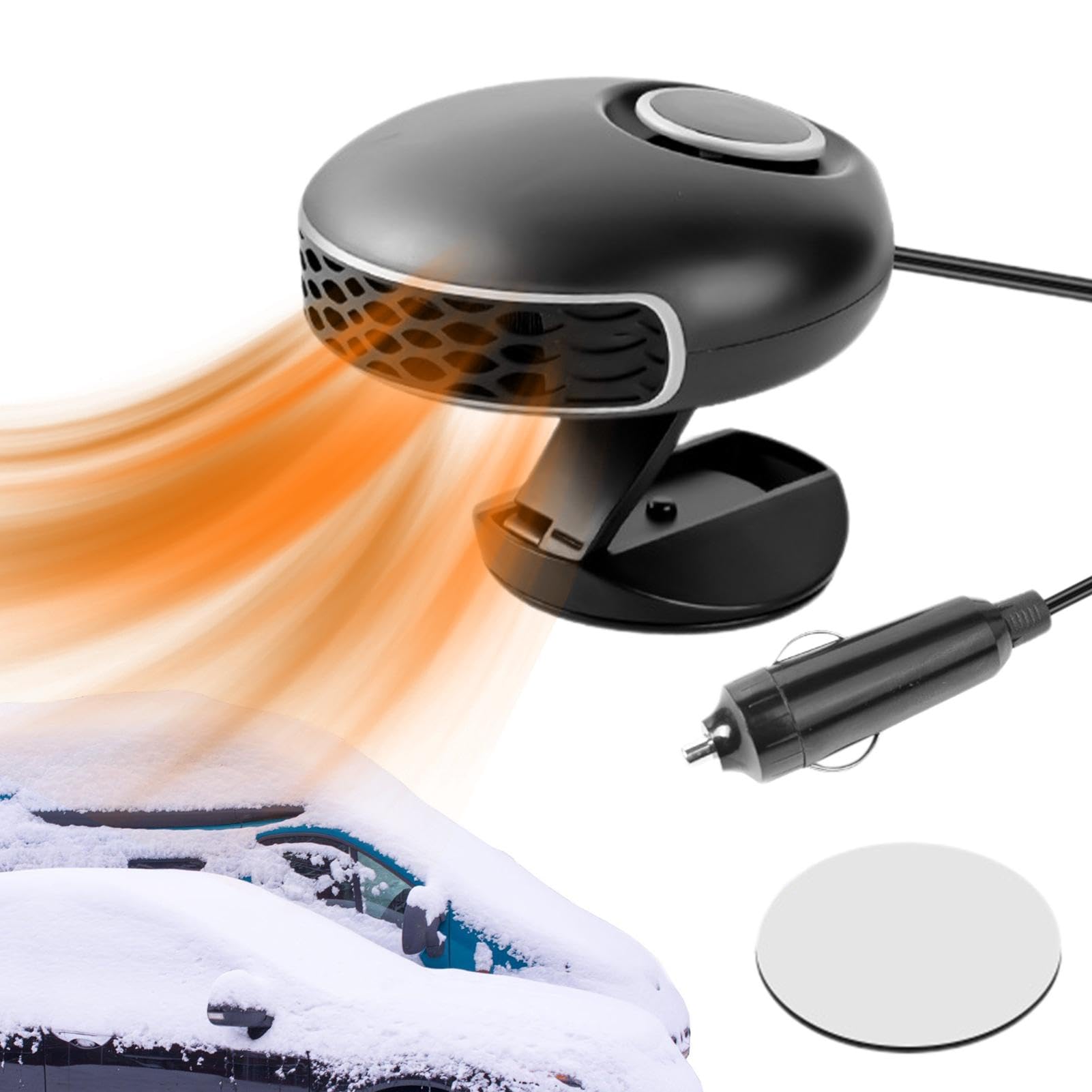 Auto Heizung Enteiser Auto Innenheizung Auto Scheibenenteiser Schnellheizung 12V mit Klapphalterung | Winter Auto Raumheizung für Limousinen, Autofahrer Auto Heizung Enteiser Auto Innenheizung Auto Scheibenenteiser Schnellheizung 12V mit Klapphalterung | Winter Auto Raumheizung für Limousinen, Autofahrer von Générique