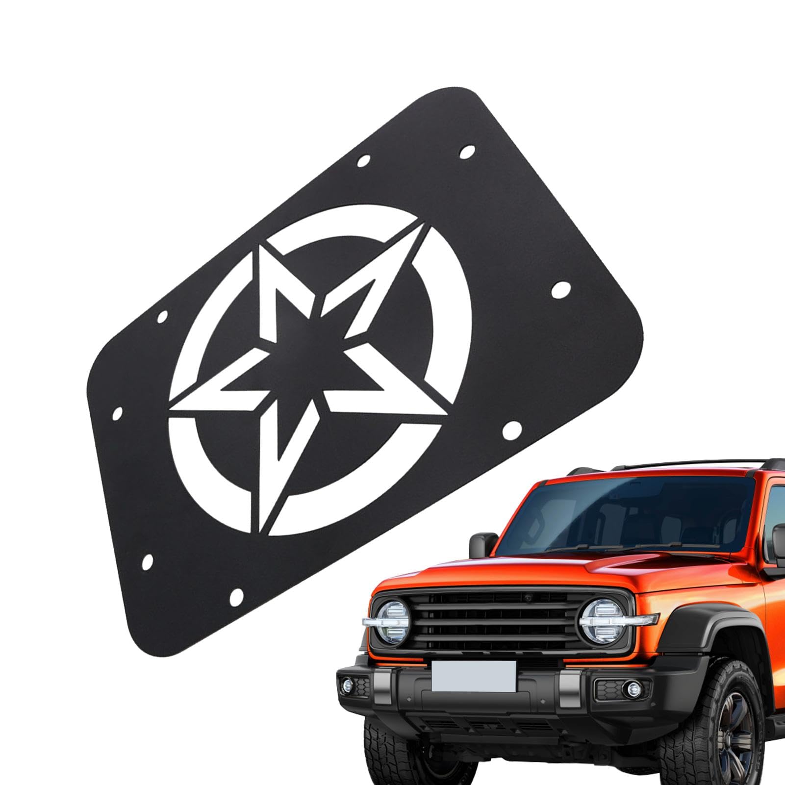 Auto Motorauspuffabdeckung, Heckklappenauspuff Abdeckung | Heckklappenschutz Abluftausstiegsabweiser | Offroad Heckklappen-Schutzabdeckung Abdeckung von Générique