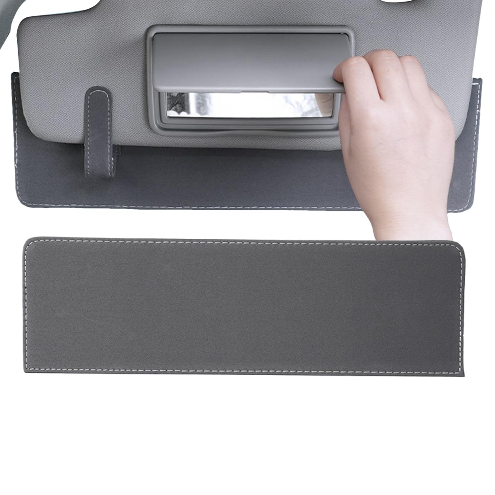 Auto-Sonnenblende, Leder Auto Sun Blocker, Anti-Glare Innenseite, Sonnenblende, Erweiterungspanel, Ideal für Sedan, RV, Truck, Driving Comfort, Daytime Visibility Auto-Sonnenblende, Leder Auto Sun Blocker, Anti-Glare Innenseite, Sonnenblende, Erweiterungspanel, Ideal für Sedan, RV, Truck, Driving Comfort, Daytime Visibility von Générique