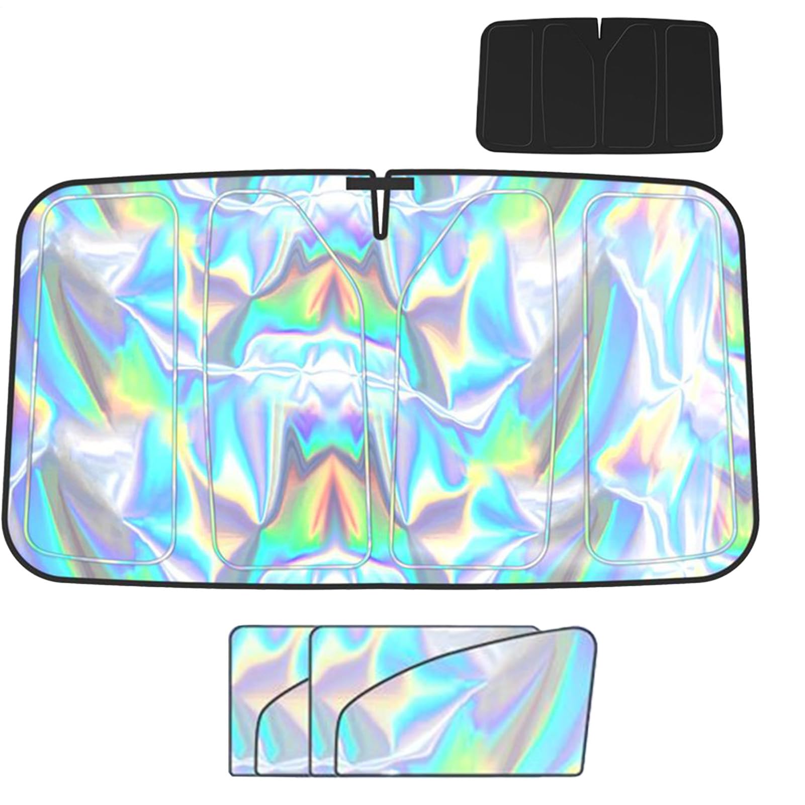 Auto-Sonnenschutz, Windschild, 55,91 x 30,31 Zoll, faltbar, Sonnenschutz und kompaktes Design, einfach zu verwenden für Urban Driving, Urlaub, Camping, Truck, Fahrzeug Auto-Sonnenschutz, Windschild, 55,91 x 30,31 Zoll, faltbar, Sonnenschutz und kompaktes Design, einfach zu verwenden für Urban Driving, Urlaub, Camping, Truck, Fahrzeug von Générique