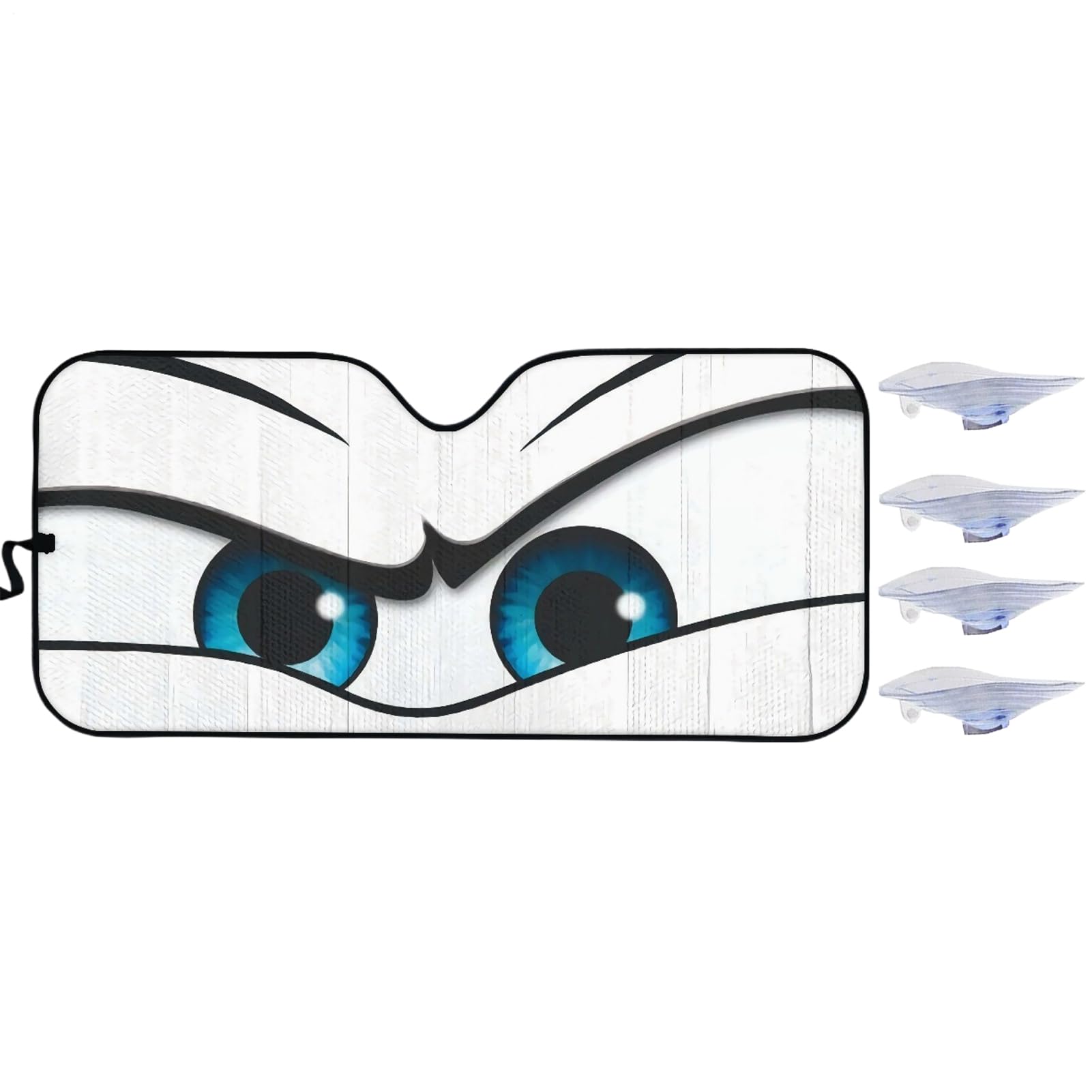 Eyes Sun Shade, UV-Schutz, Auto-Sonnenschutz, Wärmedämmung, Windschutz, vielseitig, Frontfenster, faltbar, Design, für Outdoor, Reisen, Herren, Freunde, Husband Eyes Sun Shade, UV-Schutz, Auto-Sonnenschutz, Wärmedämmung, Windschutz, vielseitig, Frontfenster, faltbar, Design, für Outdoor, Reisen, Herren, Freunde, Husband von Générique