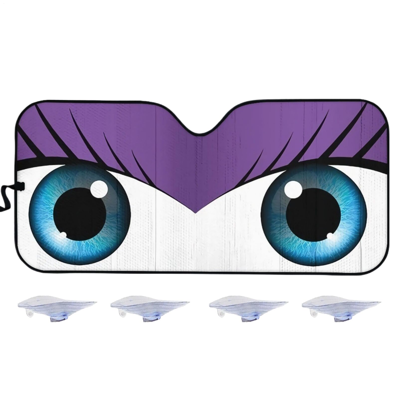 Eyes Sun Shade Windshield, UV-Schutz, Hitzeschutz, 55,12 x 29,92 Zoll Isolierung, für Auto, Sonnenschutz, vielseitiges Frontfenster, faltbar, reflektierendes Design für Herren, Husband, Outdoor Reisen Eyes Sun Shade Windshield, UV-Schutz, Hitzeschutz, 55,12 x 29,92 Zoll Isolierung, für Auto, Sonnenschutz, vielseitiges Frontfenster, faltbar, reflektierendes Design für Herren, Husband, Outdoor Reisen von Générique