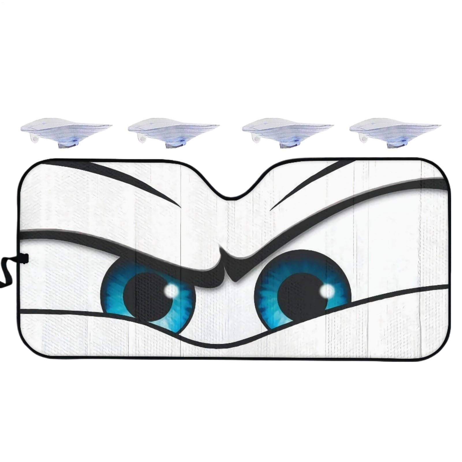 Eyes Sun Shade Windshield, UV-Schutz, Hitzeschutz, 55,12 x 29,92 Zoll Isolierung, für Auto, Sonnenschutz, vielseitiges Frontfenster, faltbar, reflektierendes Design für Herren, Husband, Outdoor Reisen Eyes Sun Shade Windshield, UV-Schutz, Hitzeschutz, 55,12 x 29,92 Zoll Isolierung, für Auto, Sonnenschutz, vielseitiges Frontfenster, faltbar, reflektierendes Design für Herren, Husband, Outdoor Reisen von Générique