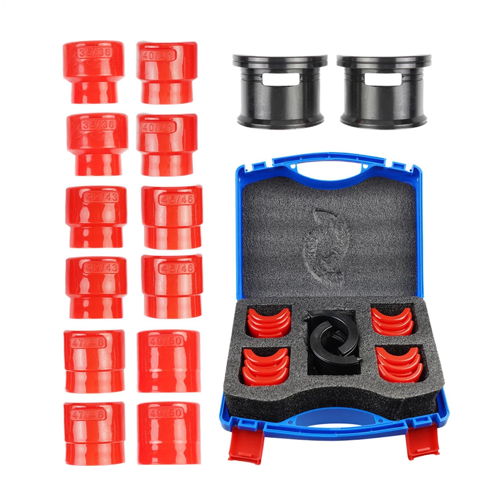 Gabeldichtungswerkzeug – Motorrad-Dichtungs-Treiber-Set | Dichtungslagertreiber-Set | mühelose Montage, robustes Design, mit Koffer, Adapta Gabeldichtungswerkzeug – Motorrad-Dichtungs-Treiber-Set | Dichtungslagertreiber-Set | mühelose Montage, robustes Design, mit Koffer, Adapta von Générique