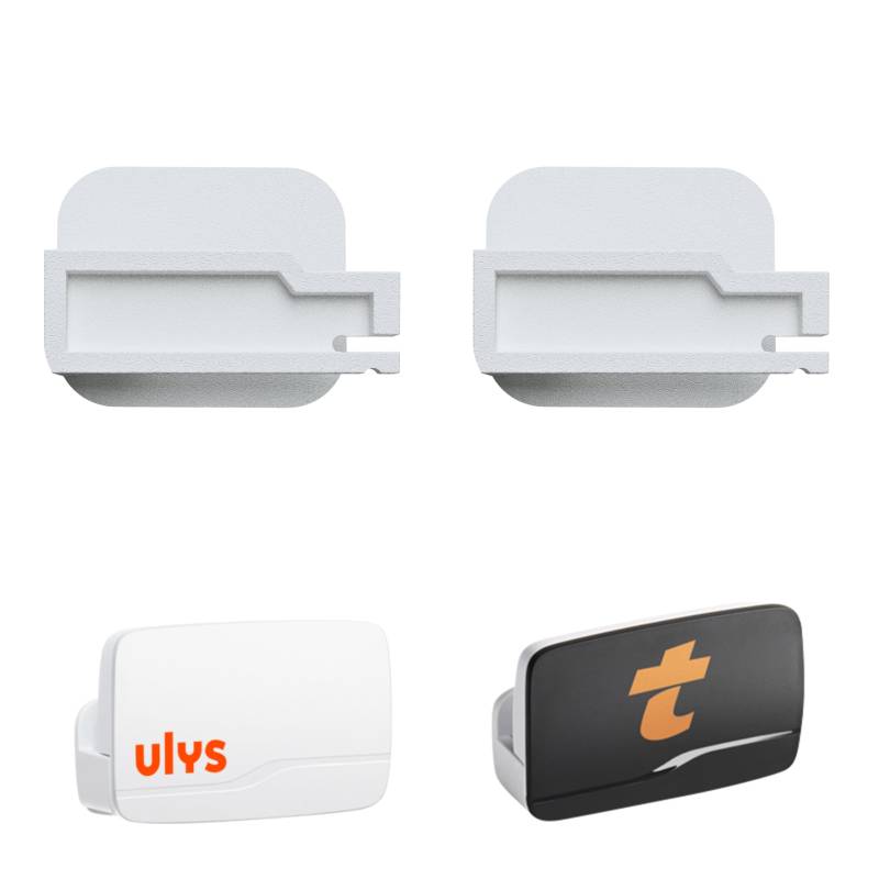 Générique Telepeage Windschutzscheibenhalterung – für ulys – für Bip & Go – Mautsteuerung – Autobahn selbstklebend – Badge Befestigung Telepeage Slim (2) von Générique