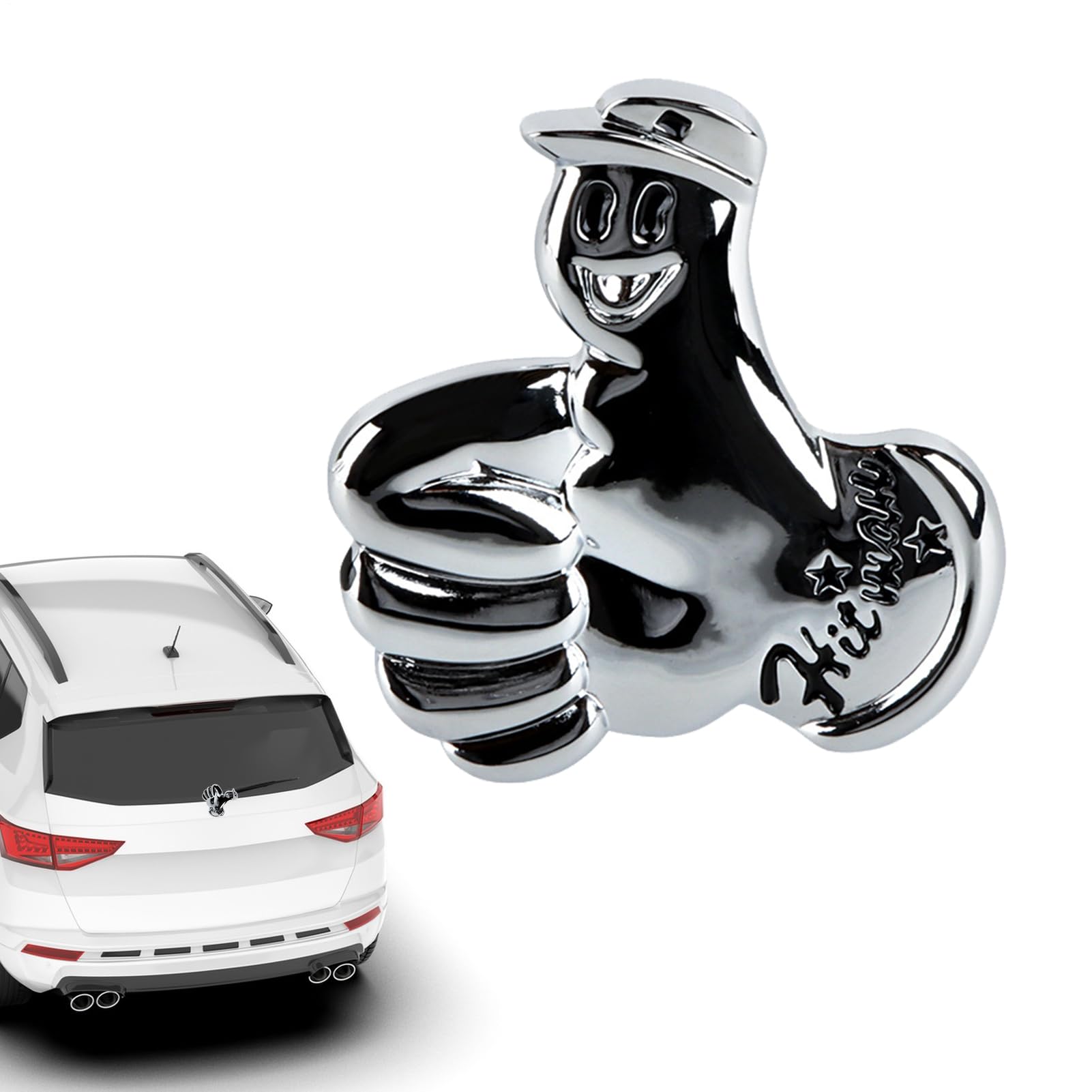 Heckscheibenwischer-Dekorationen – Scheibenwischer- aus Silber aus Edelstahl für Auto | Lustiges und einzigartiges Heckfenster-Zubehör, perfekt für das Hinzufügen von Stil der Scheibenwischer Heckscheibenwischer-Dekorationen – Scheibenwischer- aus Silber aus Edelstahl für Auto | Lustiges und einzigartiges Heckfenster-Zubehör, perfekt für das Hinzufügen von Stil der Scheibenwischer von Générique