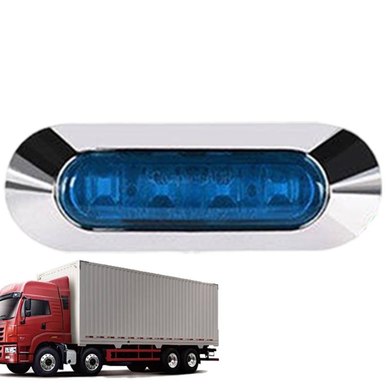 LKW Seitenmarkierungsleuchte Seitenmarkierungsleuchte LKW Seitenmarkierung 4 LED Indikator Lampe 12/24V Wasserdicht Ip67 LED Anhänger Lichter für LKW Bus Vehic von Générique
