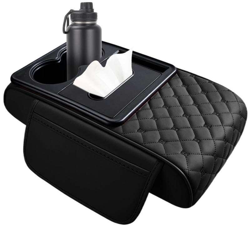 Mittelkonsole Organizer Auto Mittelkonsole Erhöhung Abdeckung Mittelkonsole Erhöhung Abdeckung PU Leder Auto Innenraum Organizer Sitzbox Abdeckung von Générique