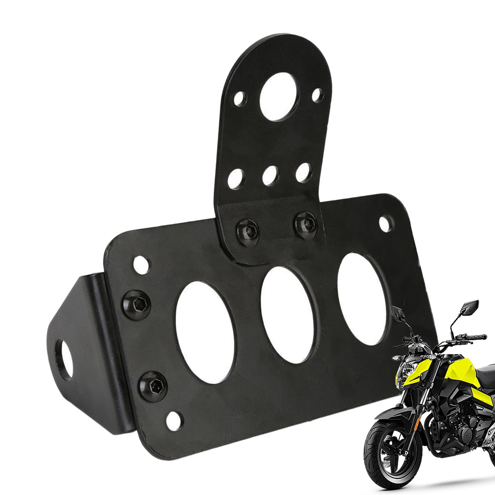 Motorrad-Kennzeichenhalter, Motorrad-Kennzeichenhalter, Kennzeichenrahmen, hintere Halterungsrahmen, Vintage-Etikettenhalter aus robuster Legierung, für die meisten Motorräder Motorrad-Kennzeichenhalter, Motorrad-Kennzeichenhalter, Kennzeichenrahmen, hintere Halterungsrahmen, Vintage-Etikettenhalter aus robuster Legierung, für die meisten Motorräder von Générique