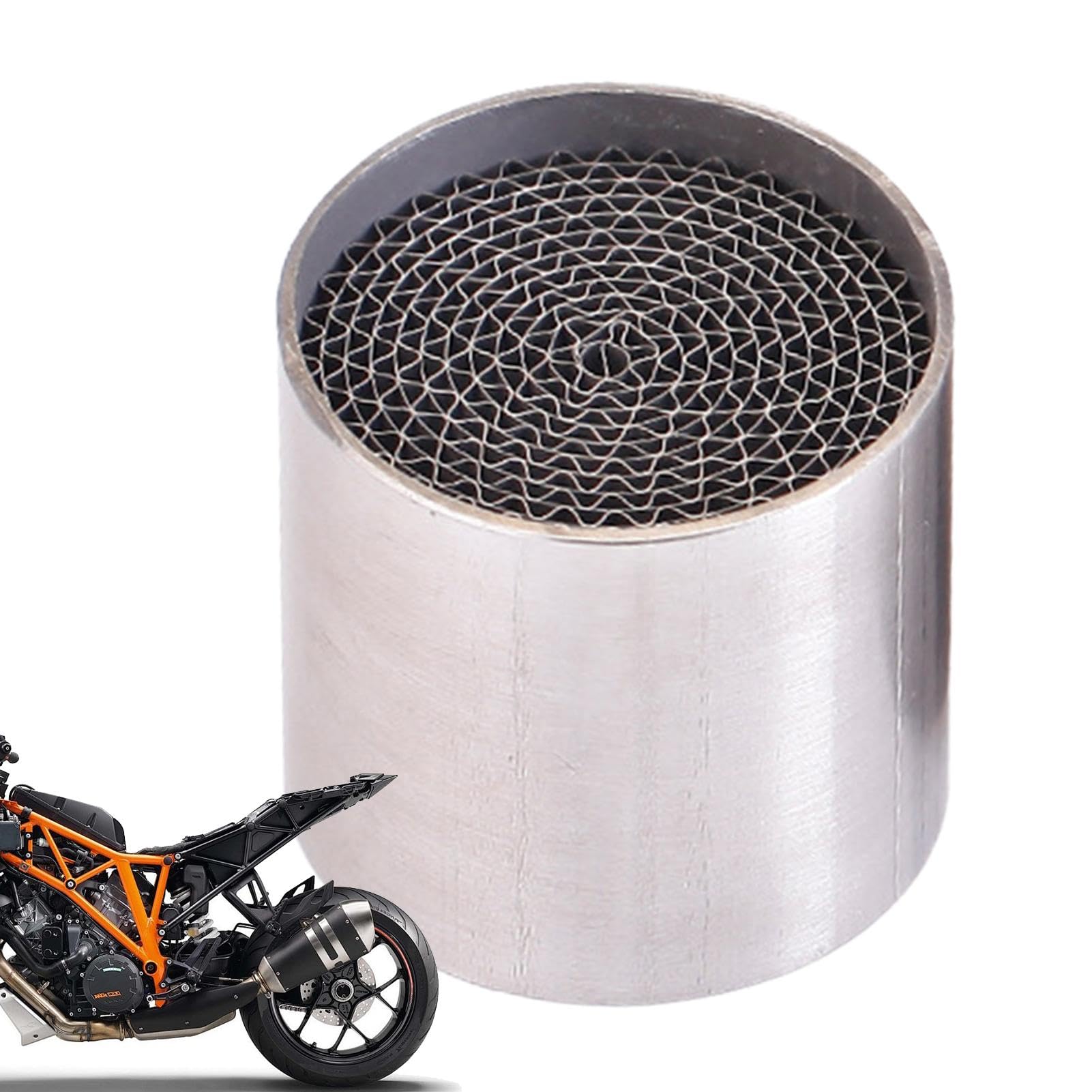 Motorrad Schalldämpfer Hitzeschild Schalldämpfer Auspuff Schalldämpfer Kurz Edelstahl Auspuffschalldämpfer passt für die meisten Motorräder, Roller, Motorräder Motorrad Schalldämpfer Hitzeschild Schalldämpfer Auspuff Schalldämpfer Kurz Edelstahl Auspuffschalldämpfer passt für die meisten Motorräder, Roller, Motorräder von Générique