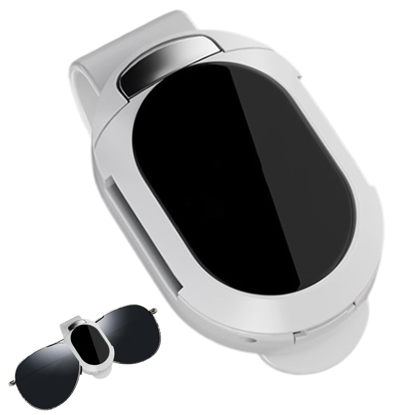 Sonnenbrillenhalter für Auto-Sonnenblende, Clip für Sonnenblende | Rutschfester Organizer für Brillen, sichere Aufbewahrung, sicheres Fahren, geeignet für Autos, Mono Sonnenbrillenhalter für Auto-Sonnenblende, Clip für Sonnenblende | Rutschfester Organizer für Brillen, sichere Aufbewahrung, sicheres Fahren, geeignet für Autos, Mono von Générique