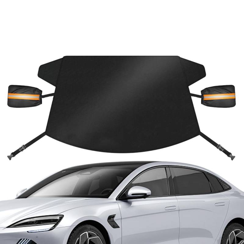 Windschutzscheibenabdeckung für Auto, Windschutzscheibenabdeckung | Schneeblock für Windschutzscheibe – Windschutzscheiben-Schneeabdeckung, Auto-Frostschutz 69 x 49 Zoll von Générique